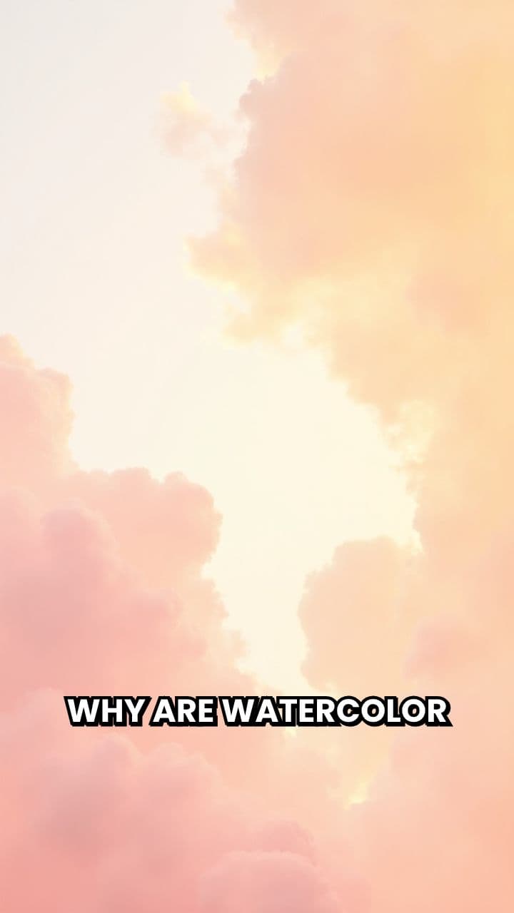 The Serenity of Watercolor Skies