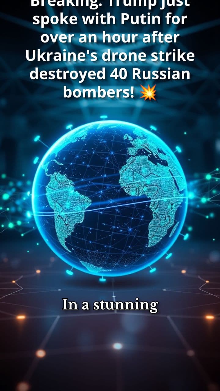 Trump-Putin Call: Global Tensions Soar After Ukraine Drone Strike