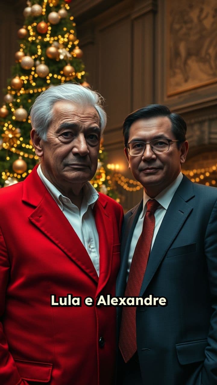 Lula e Moraes no Natal