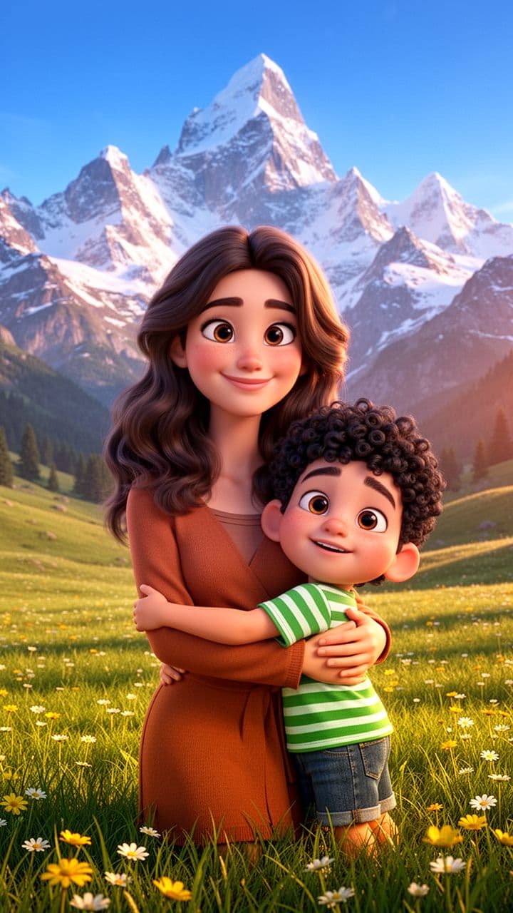 أحبكِ ماما بحجم الجبال