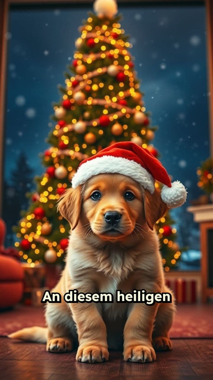 Weihnachtliche Hundegrüße