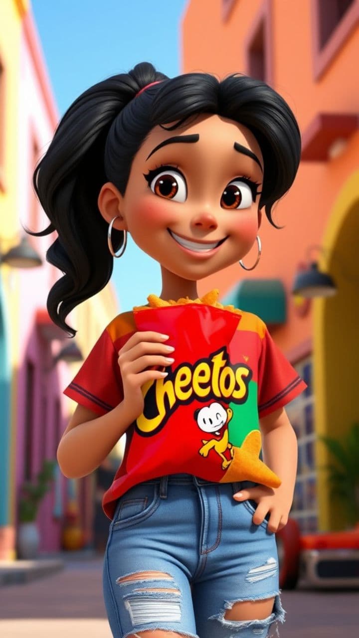 Hot Cheetos and Turning Red Vibes