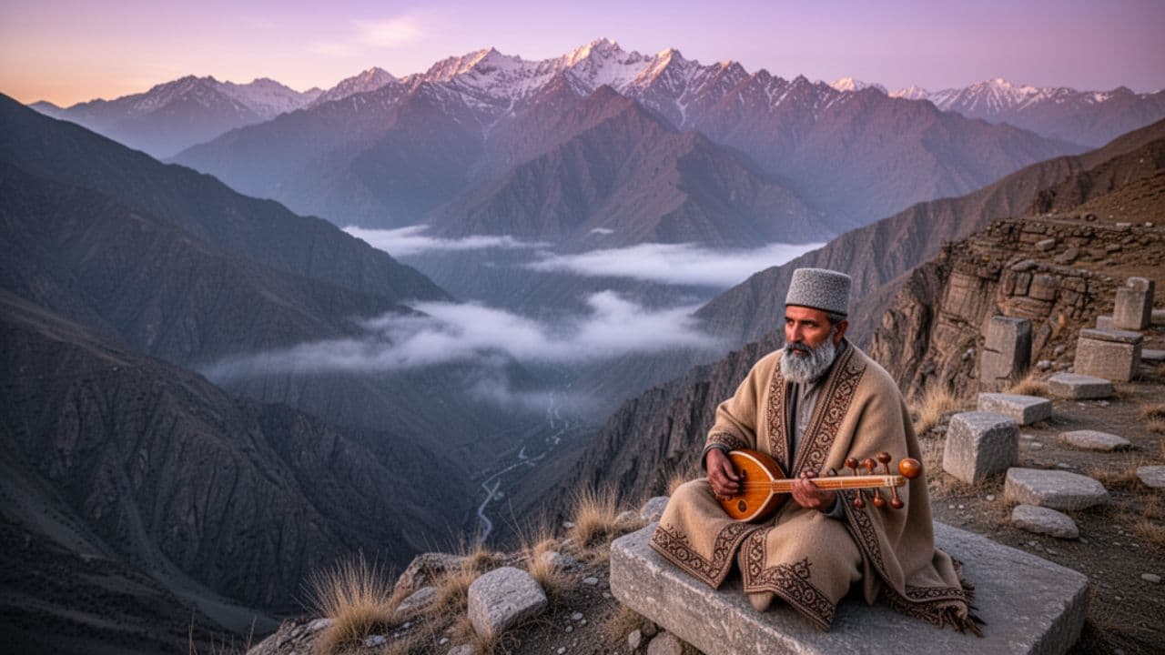 गुल दे पे ज़ल्फ़ों तौबा तौबा
