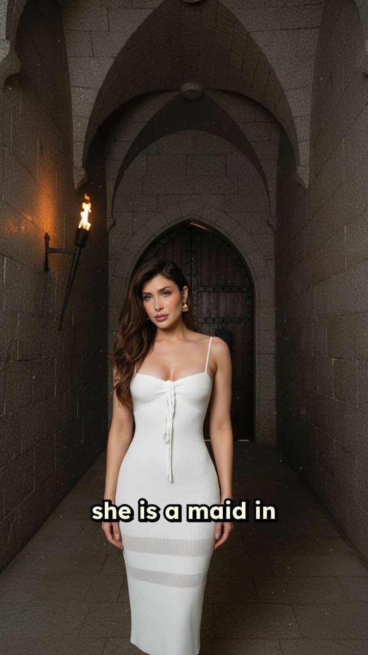 Crying Castle Maid at the Window