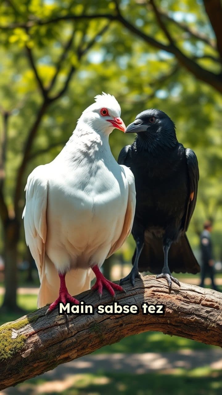 Kauve Aur Kabutar Ki Race