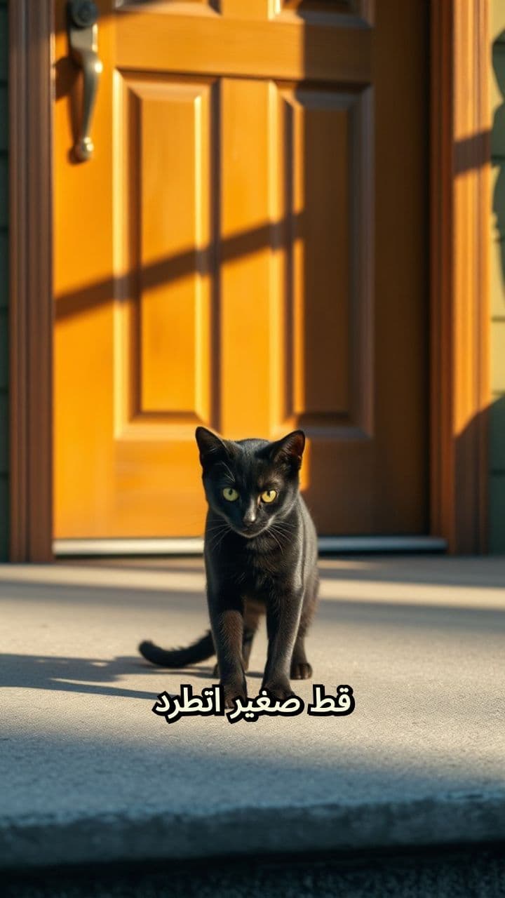 قصة القط الأسود والقبول