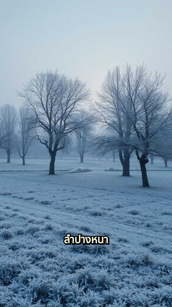 ลำปางหนาวสุดขีด 9 องศา