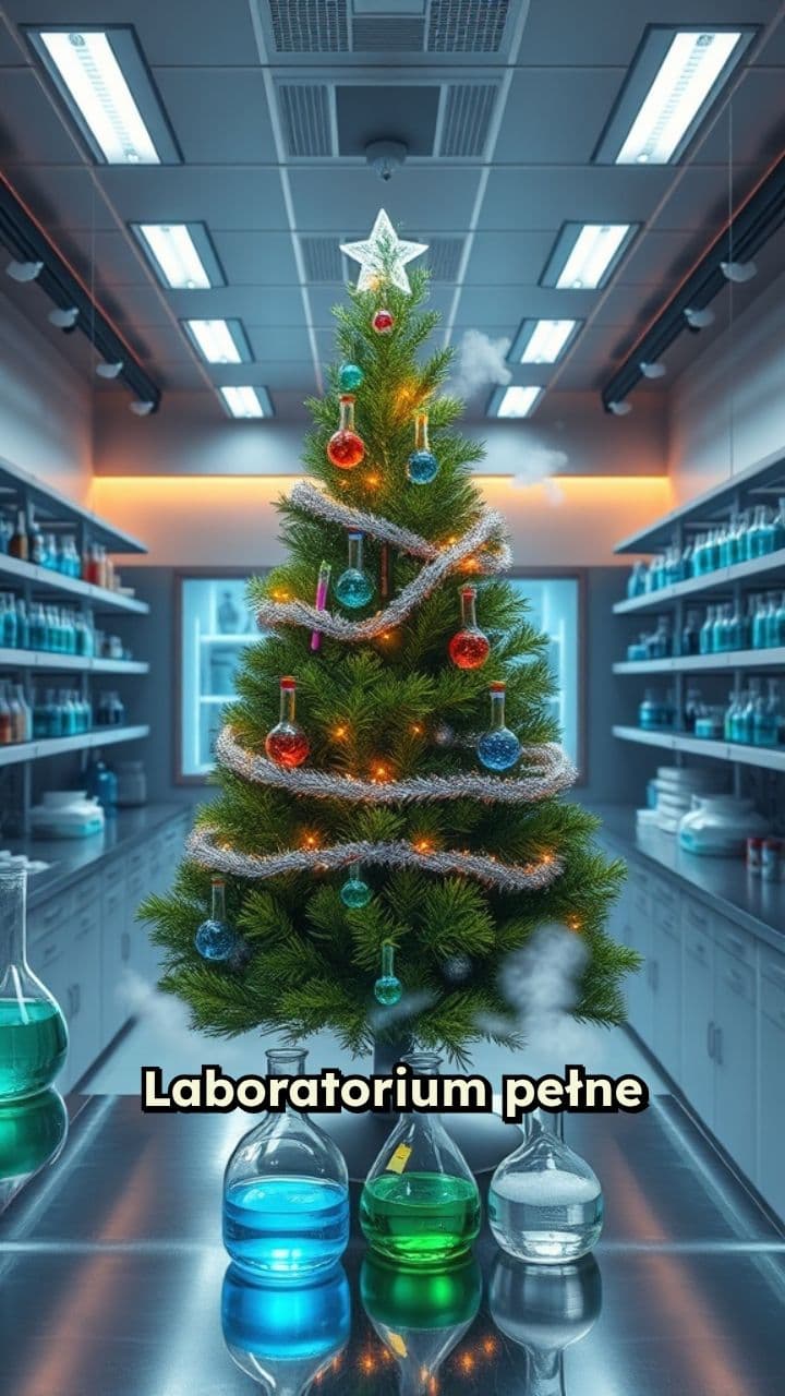 Świąteczna magia w laboratorium