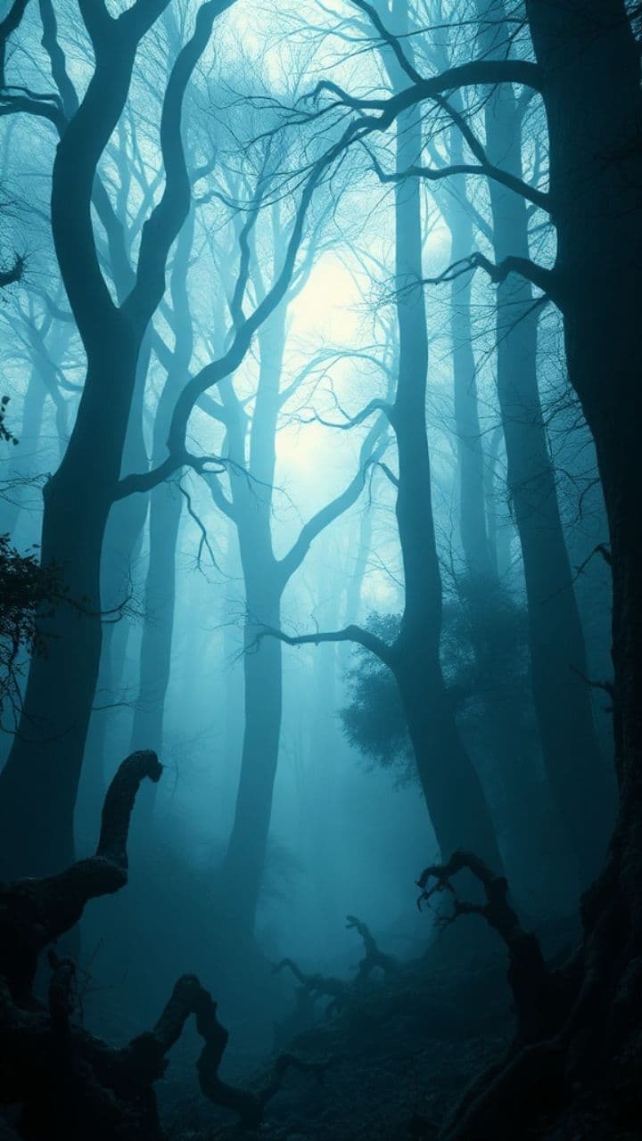 Ведьма в закатном свете