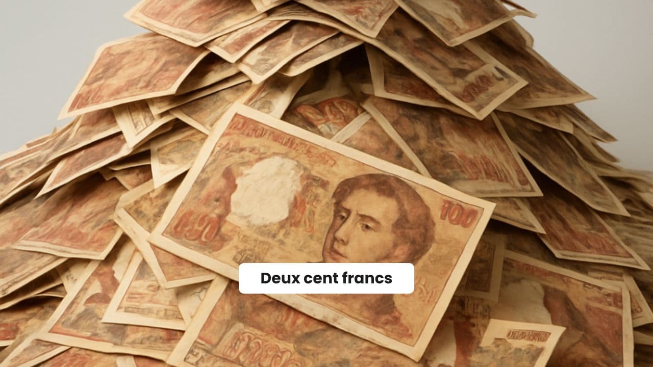 Montagne de billets oubliés