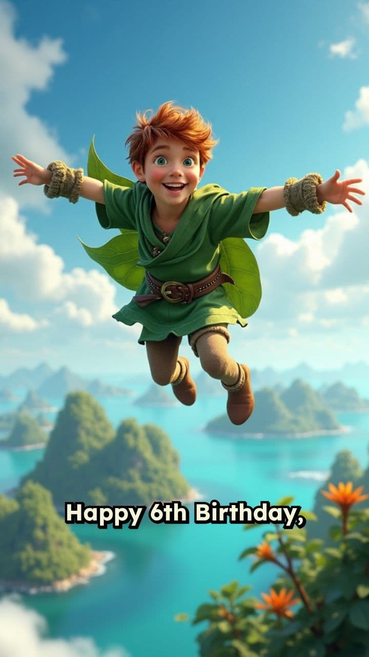 Peter Pan's Birthday Wish for Lou
