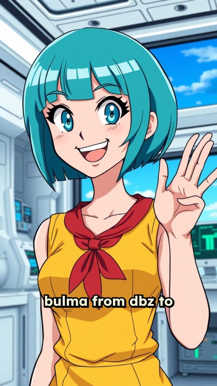 Bulma Says Hello Shwebby