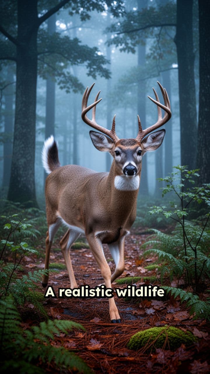 White-Tailed Deer at Sunrise