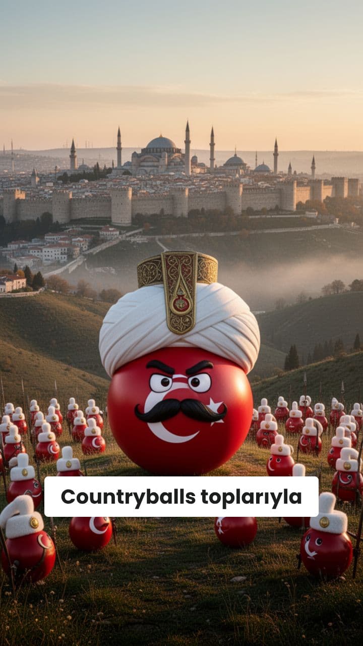 Countryballlarla İstanbul’un Fethi 1453