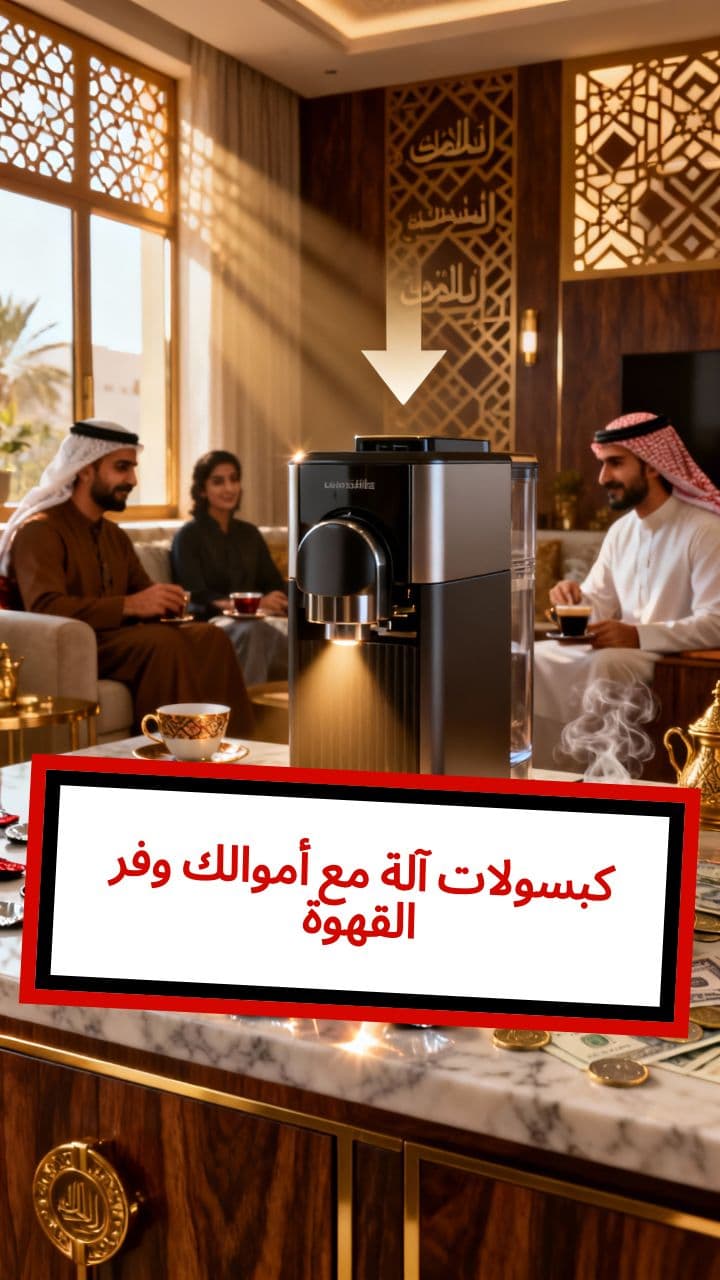 وفر أموالك مع آلة كبسولات القهوة