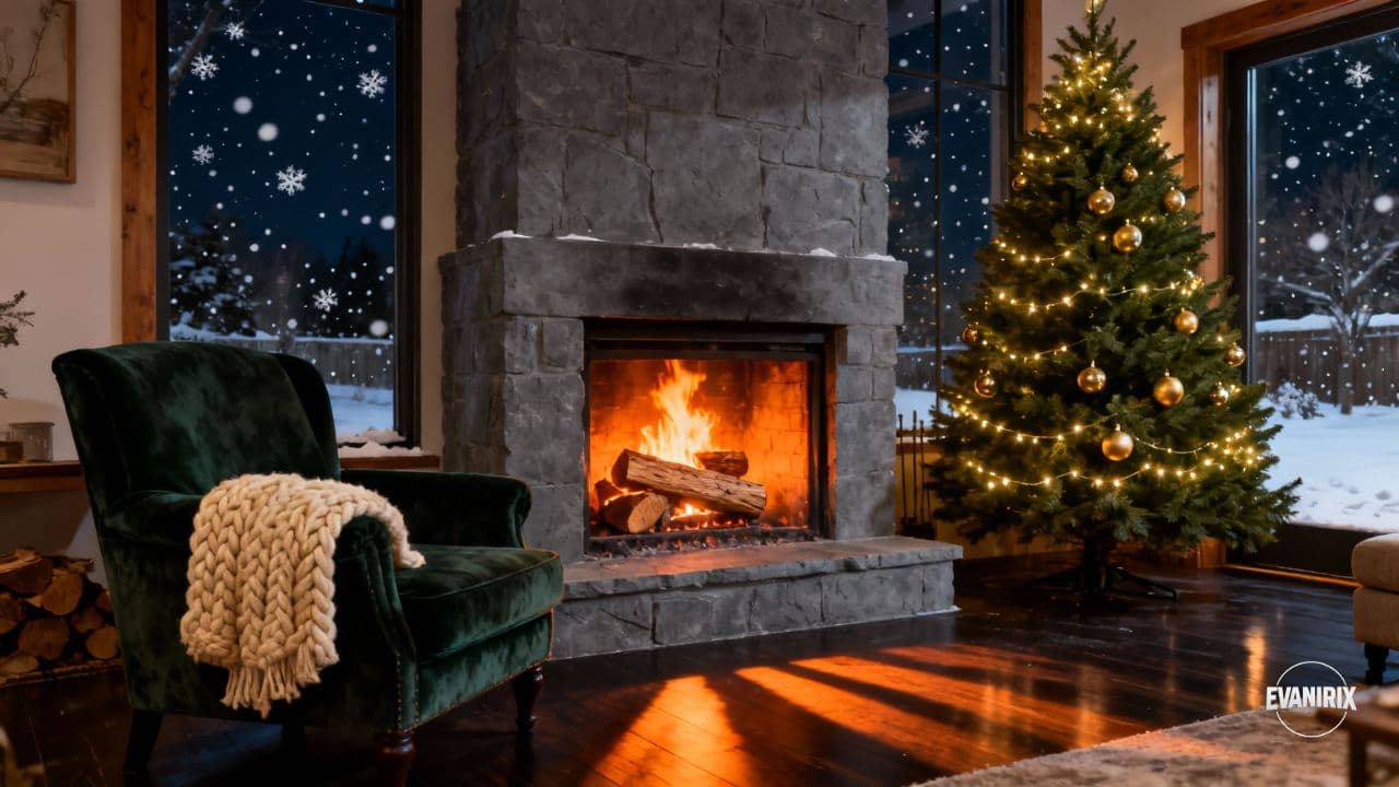 Cozy Christmas Living Room