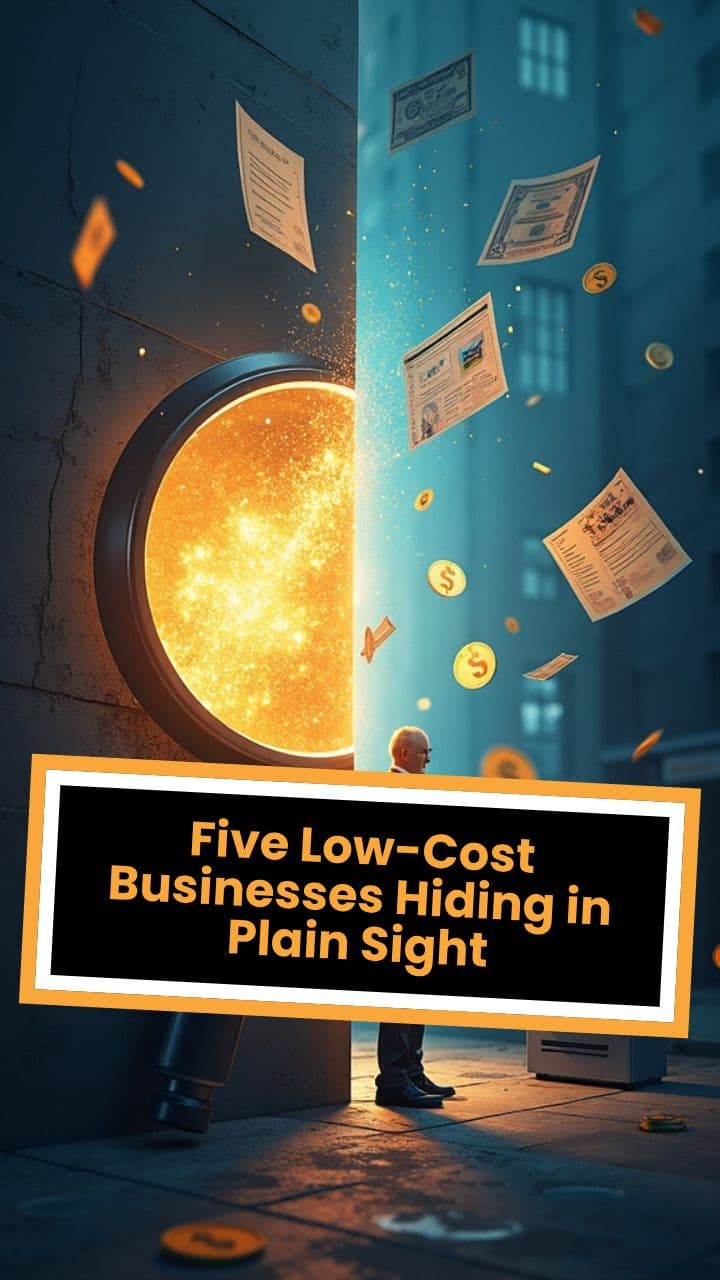 Five Low-Cost Businesses Hiding in Plain Sight