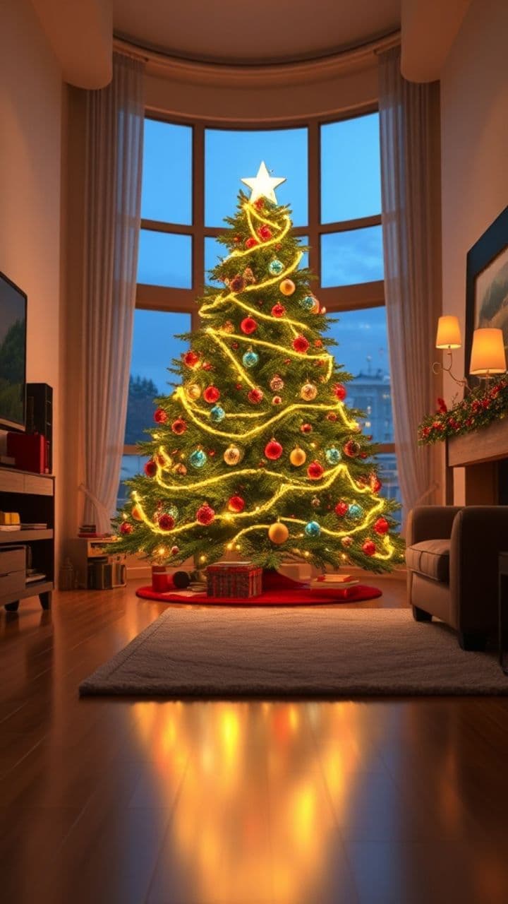 Сияние новогодней елки