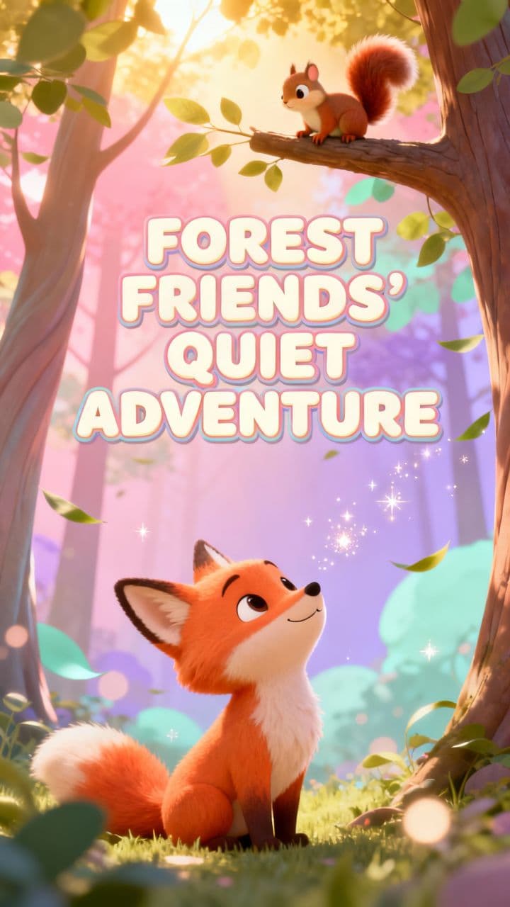 Forest Friends' Quiet Adventure