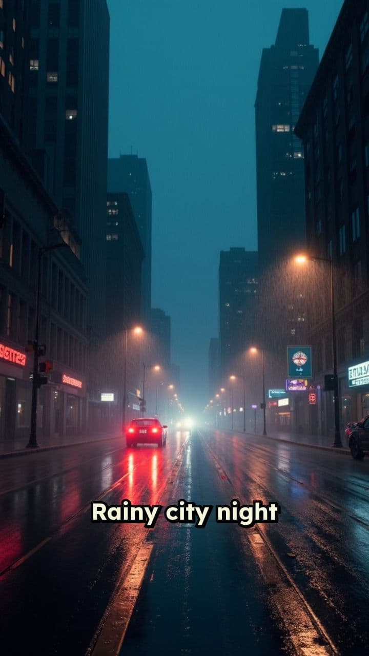 Rainy Night Commute