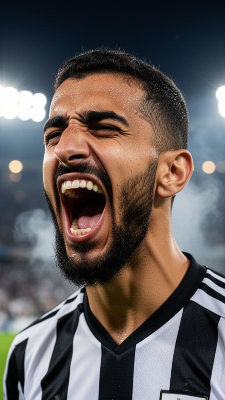 أنشودة مجد سانتوس الأبيض والأسود