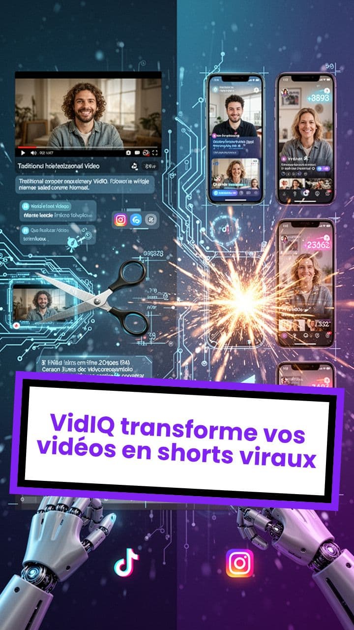 VidIQ transforme vos vidéos en shorts viraux