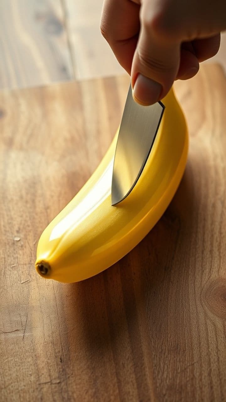 Glass Banana ASMR Slice