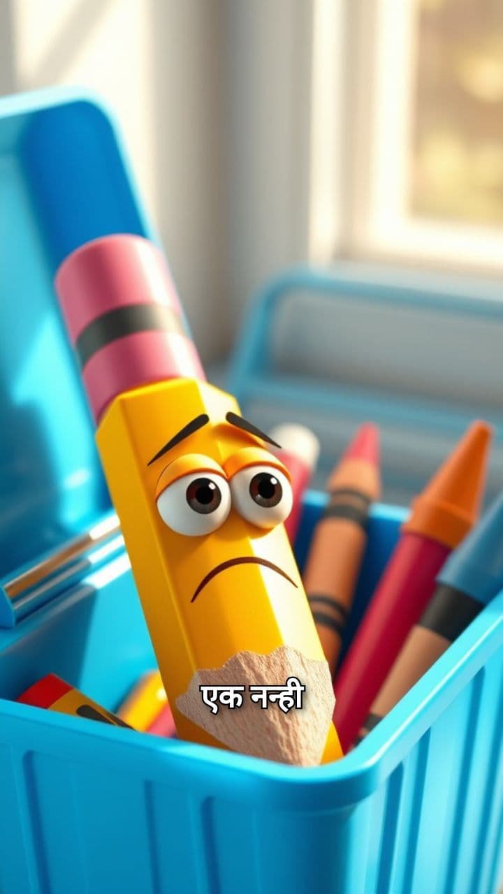नन्ही पेंसिल की सीख