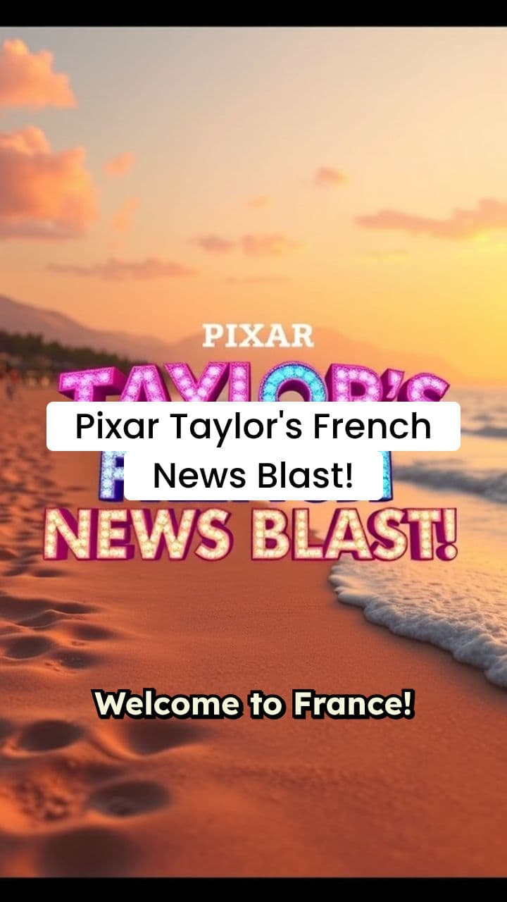 Pixar Taylor's French News Blast