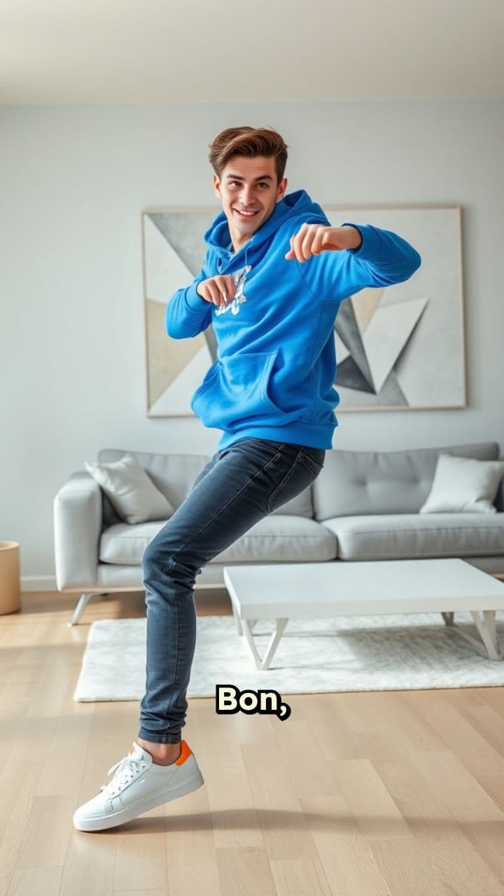 Chorégraphie TikTok ratée