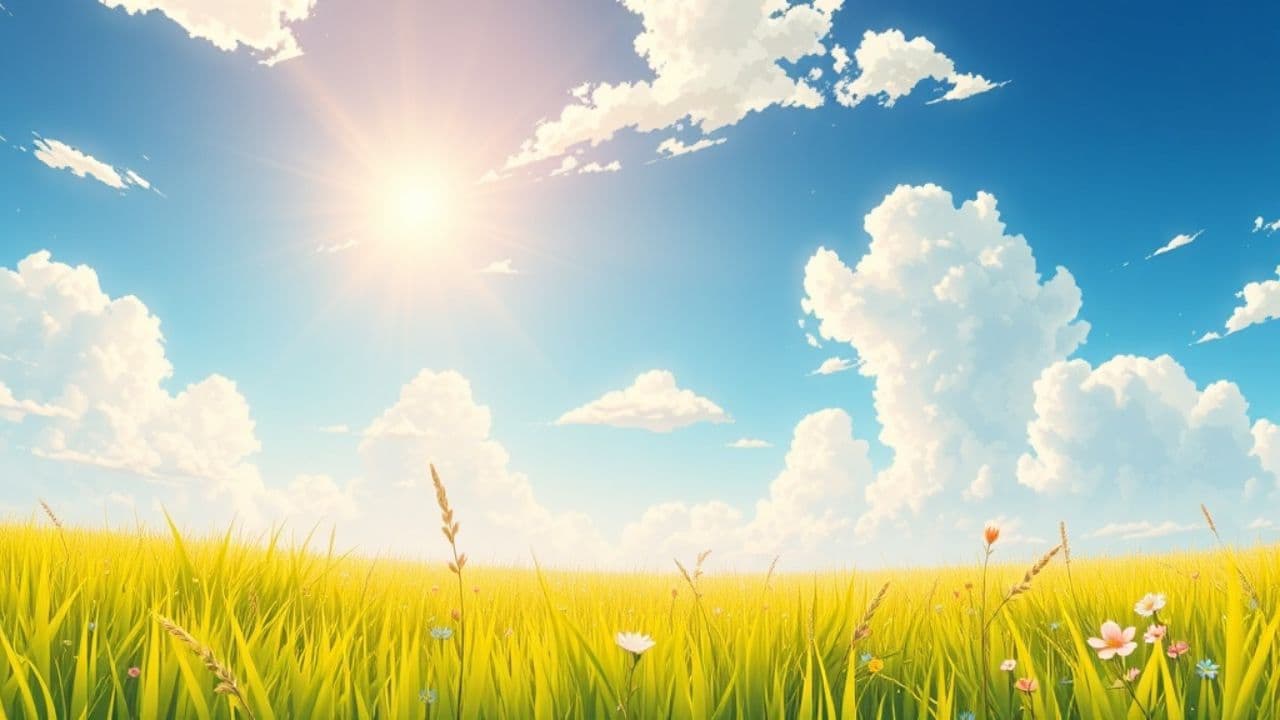 Innocent Child in the Meadow