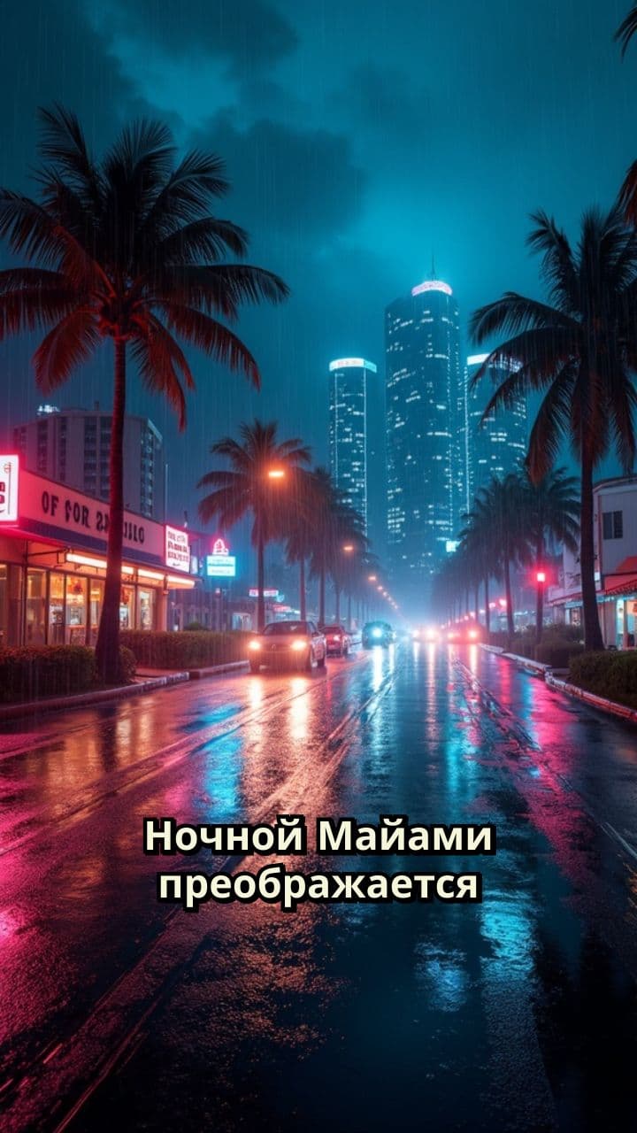 Ночной Дождь в Майами