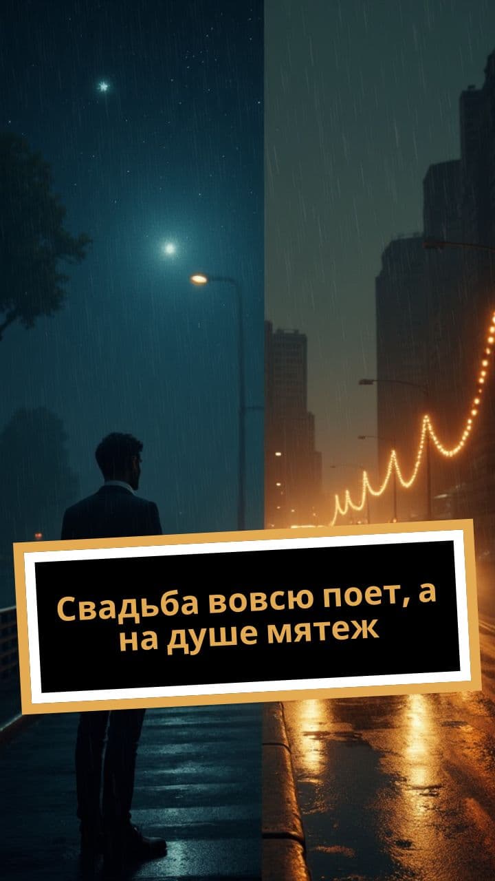 Свадьба вовсю поет, а на душе мятеж