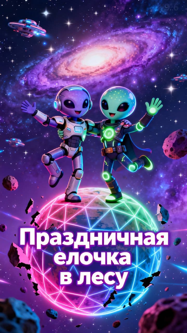 Праздничная елочка в лесу