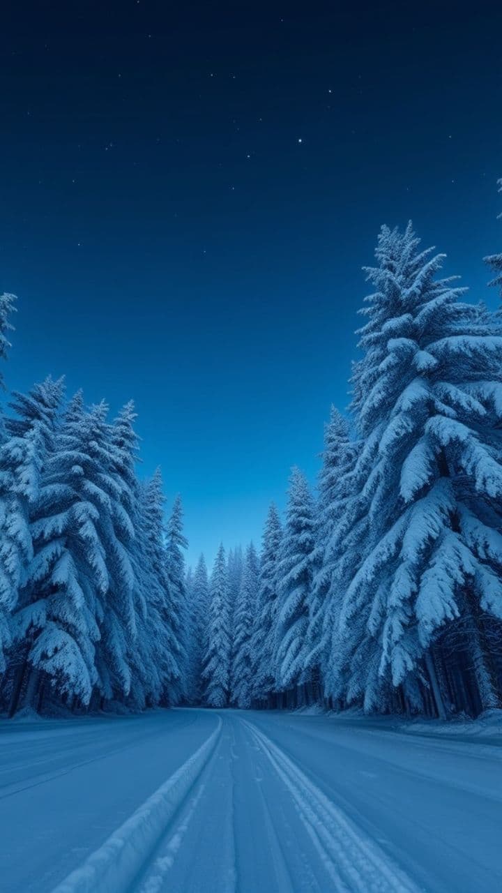 Новый год под снежным дождем