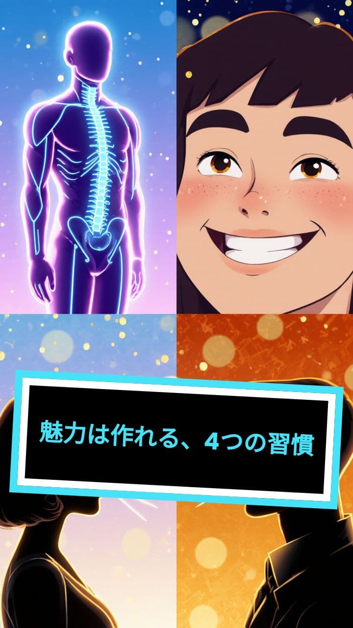 魅力は作れる、4つの習慣