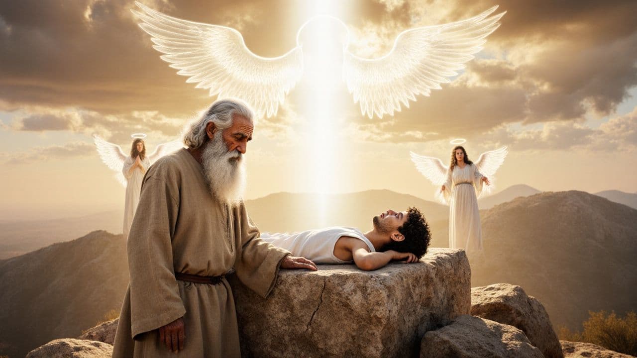 עקדת יצחק ודמעות המלאכים