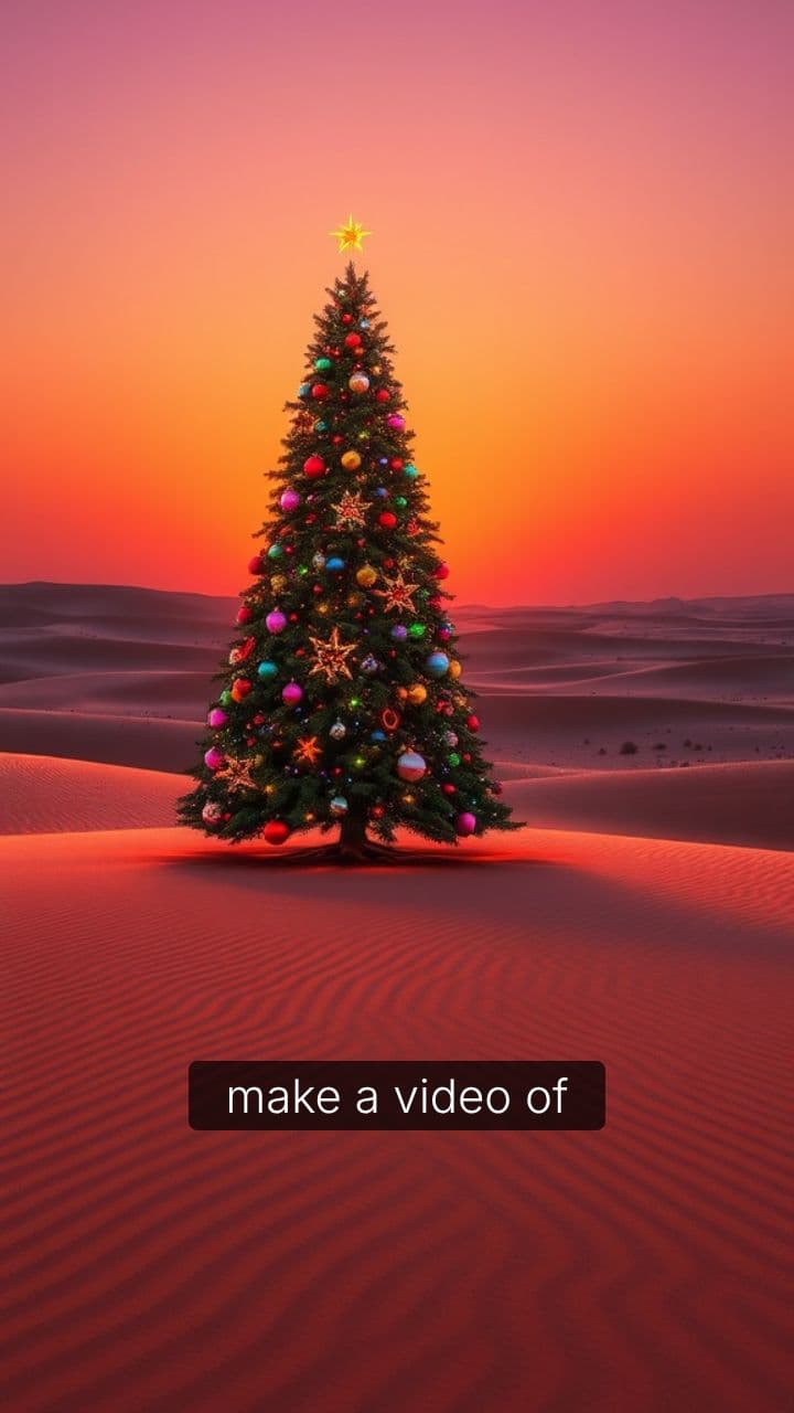 Moving Christmas Tree Animation