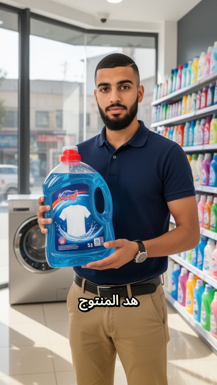 صابون سائل للمكينة الأوتوماتيك مزيل بقع قوي
