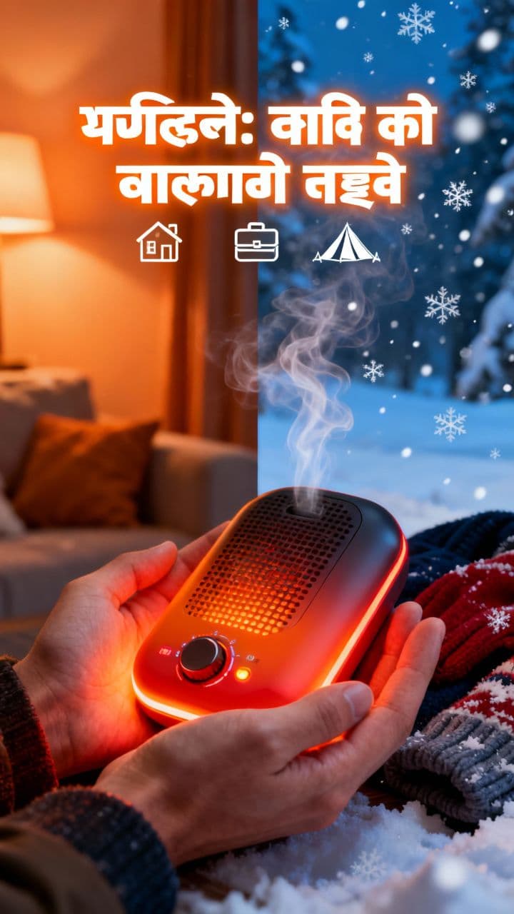हैंड हीटर: कहीं भी गर्माहट पाएं