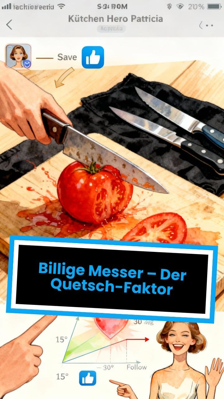 Billige Messer – Der Quetsch-Faktor