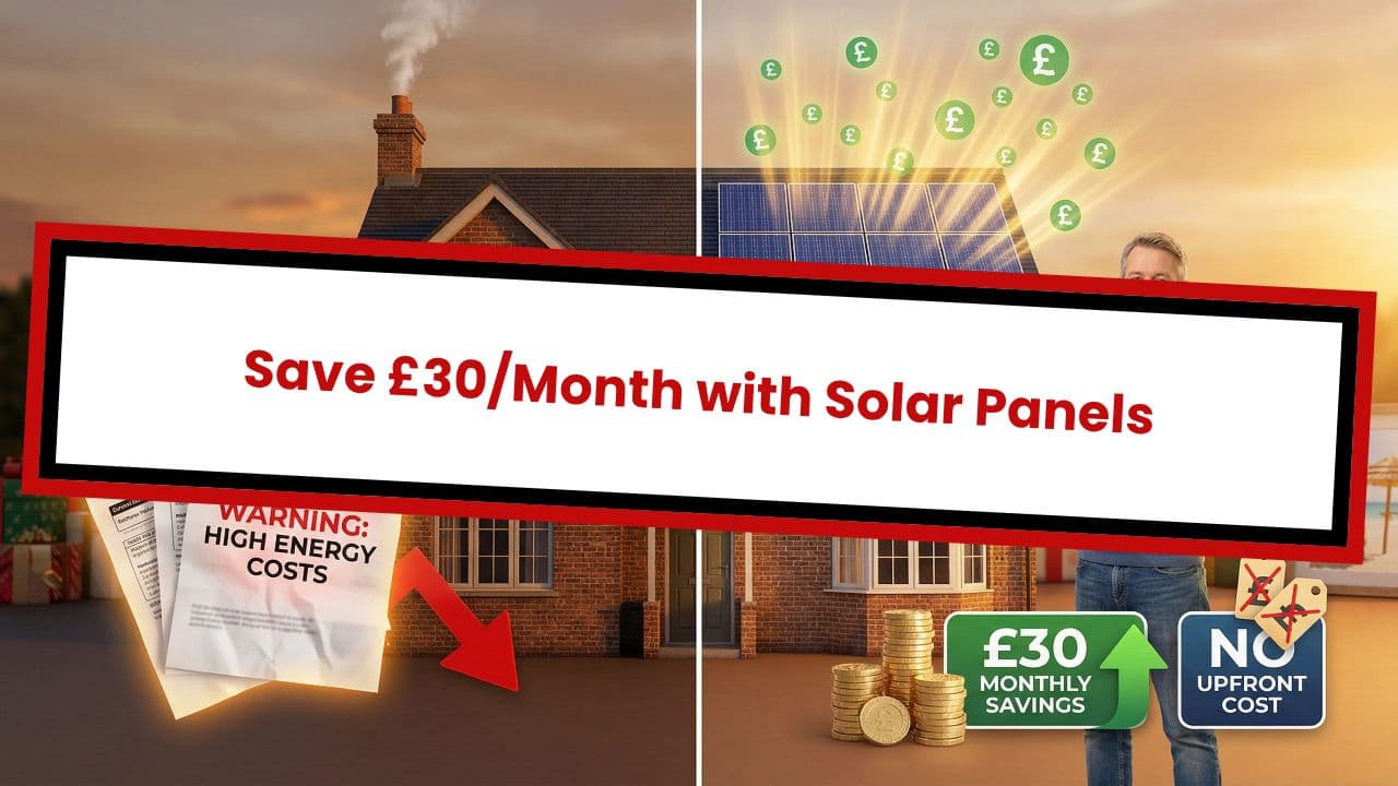 Save £30/Month with Solar Panels