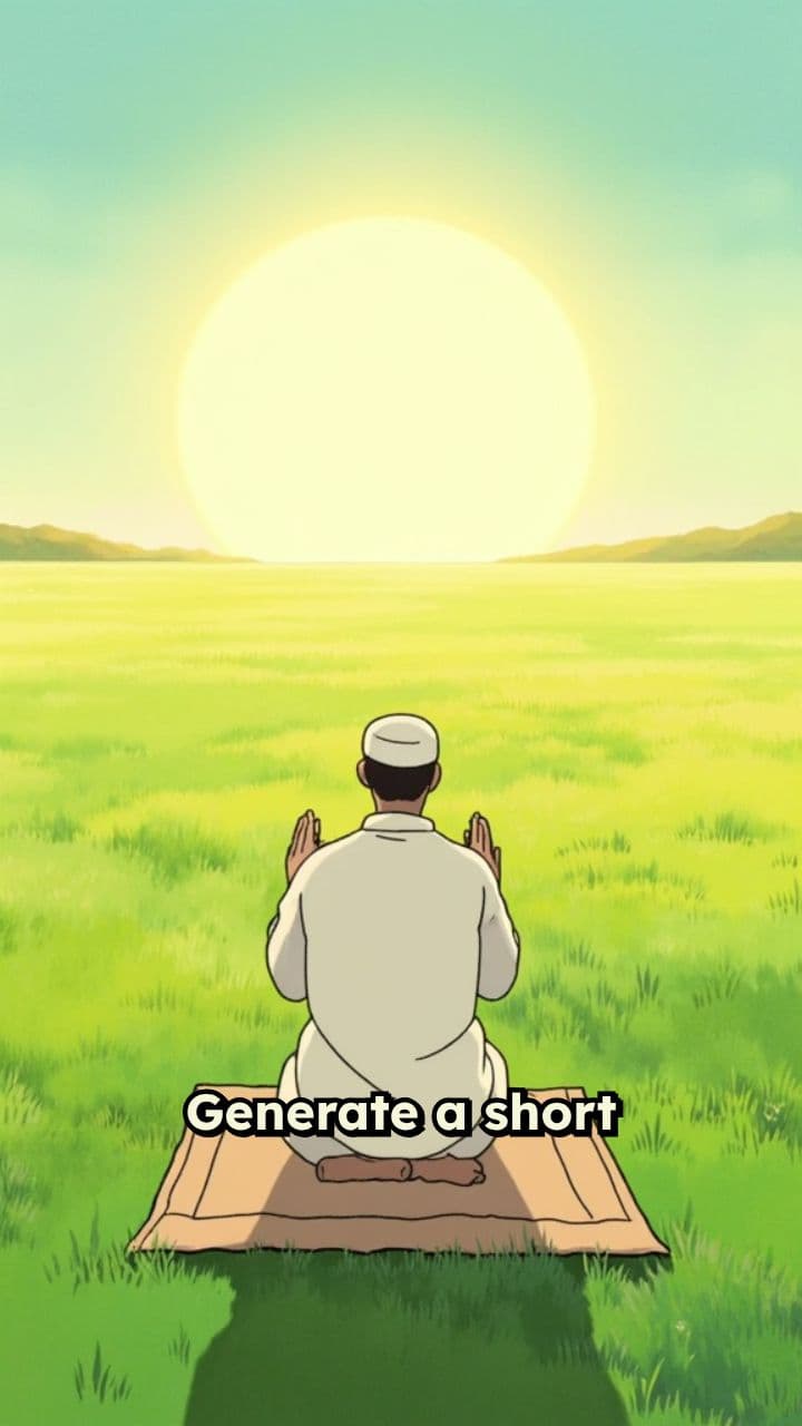 Solitude in Prayer Amidst Majestic Mountains