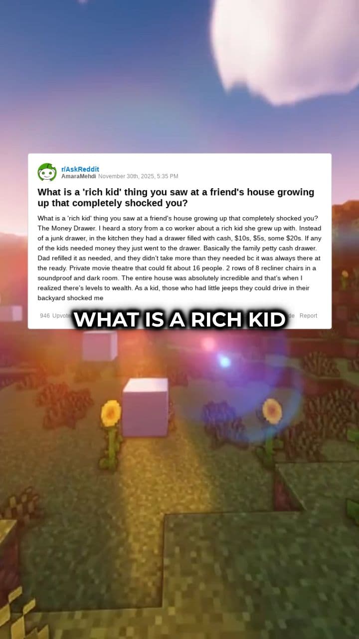 Cosas sorprendentes de la riqueza infantil