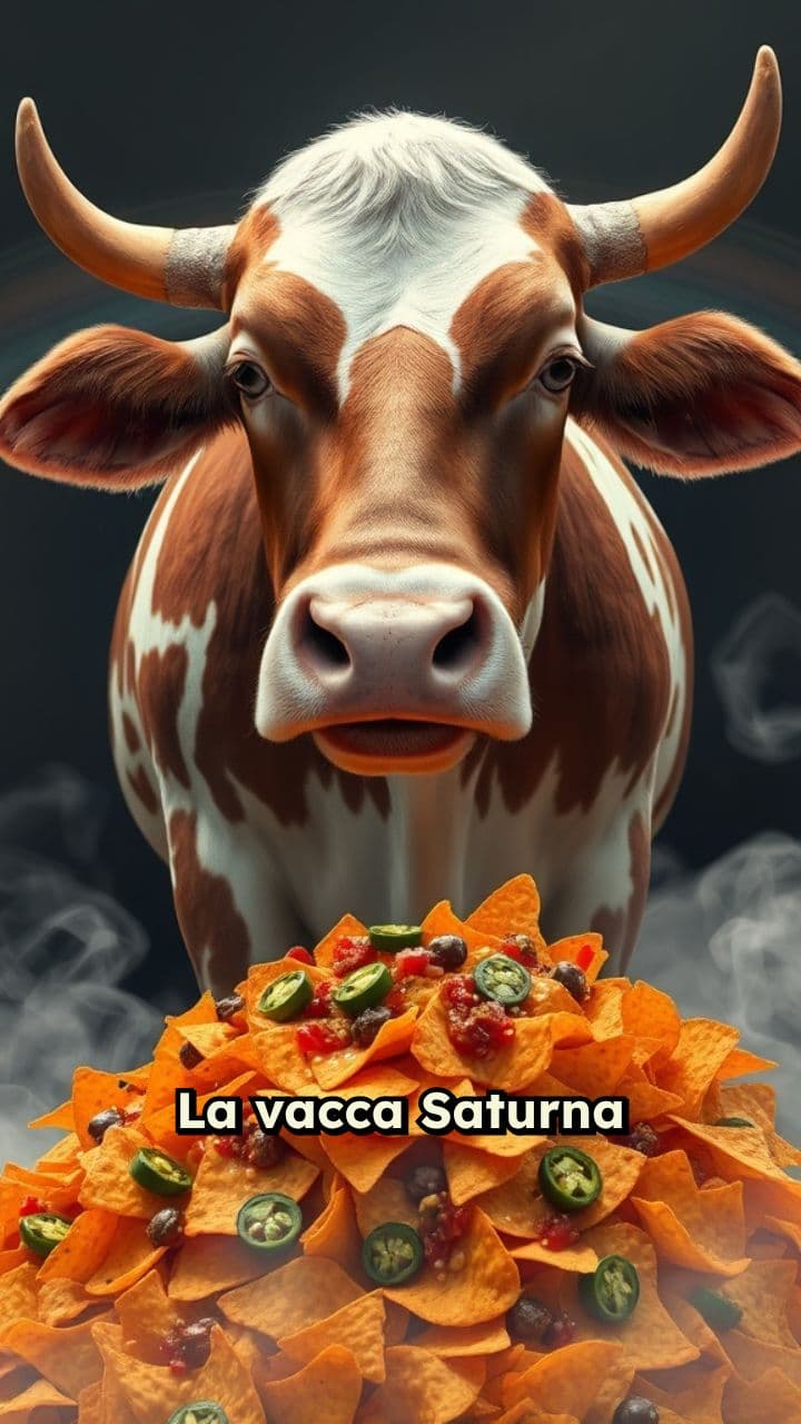 La vacca Saturna e i nachos
