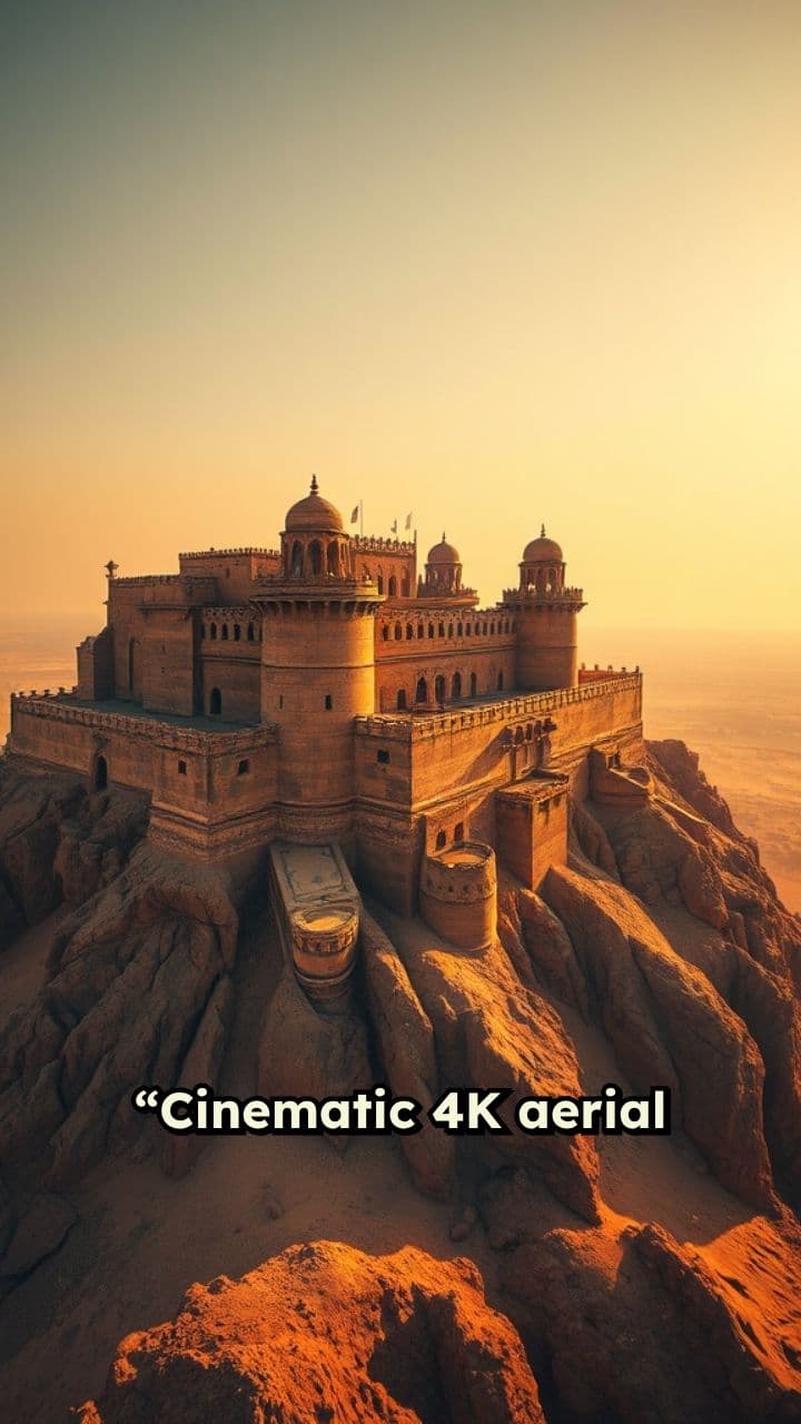 Aerial Journey Through Ancient Indian Forts