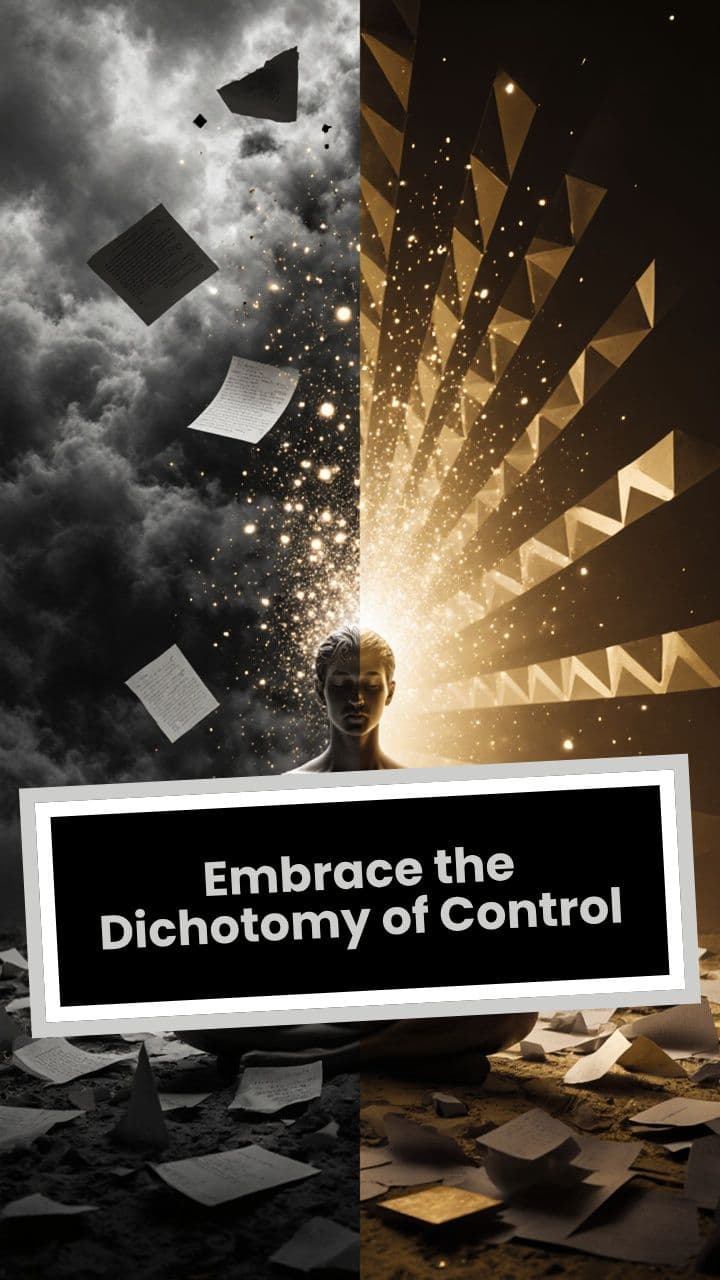 Embrace the Dichotomy of Control