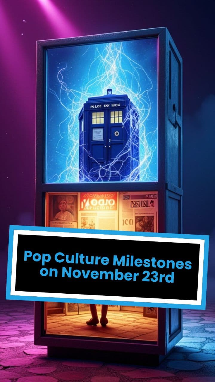 Pop Culture Milestones on November 23rd