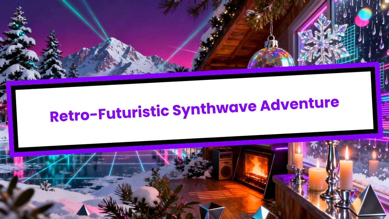 Retro-Futuristic Synthwave Adventure