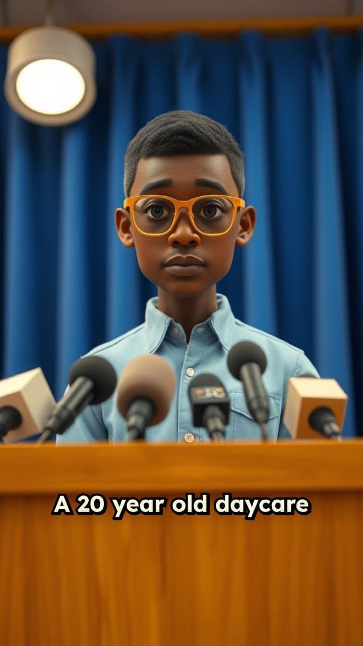 $3,000 Glasses at Daycare Press Conference